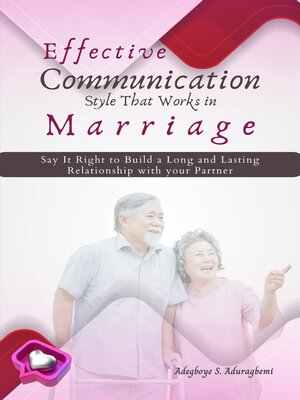 cover image of Effective Communication Style that works in Marriage
